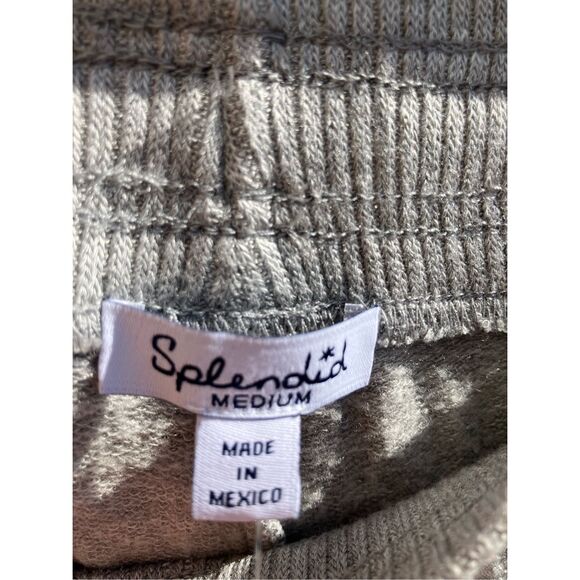 Splendid $88 Women's Heather Elastic Drawstring Jogger Sweatpants Gray Medium NW - Picture 4 of 6